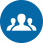 Three person team icon