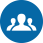 Three person team icon