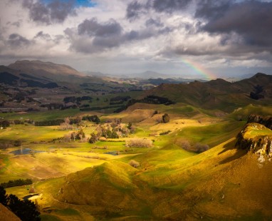 Landscape of Hastings District countryside